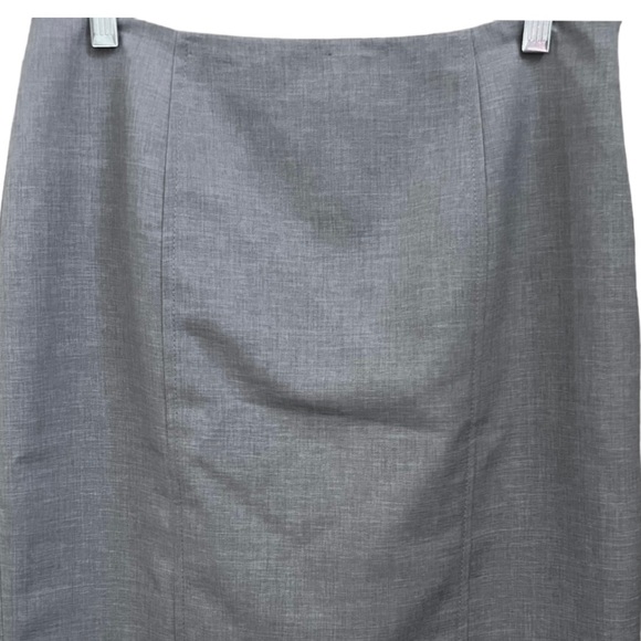 Kasper | Heather Gray Career Business Pencil Skirt 2P - Picture 3 of 17